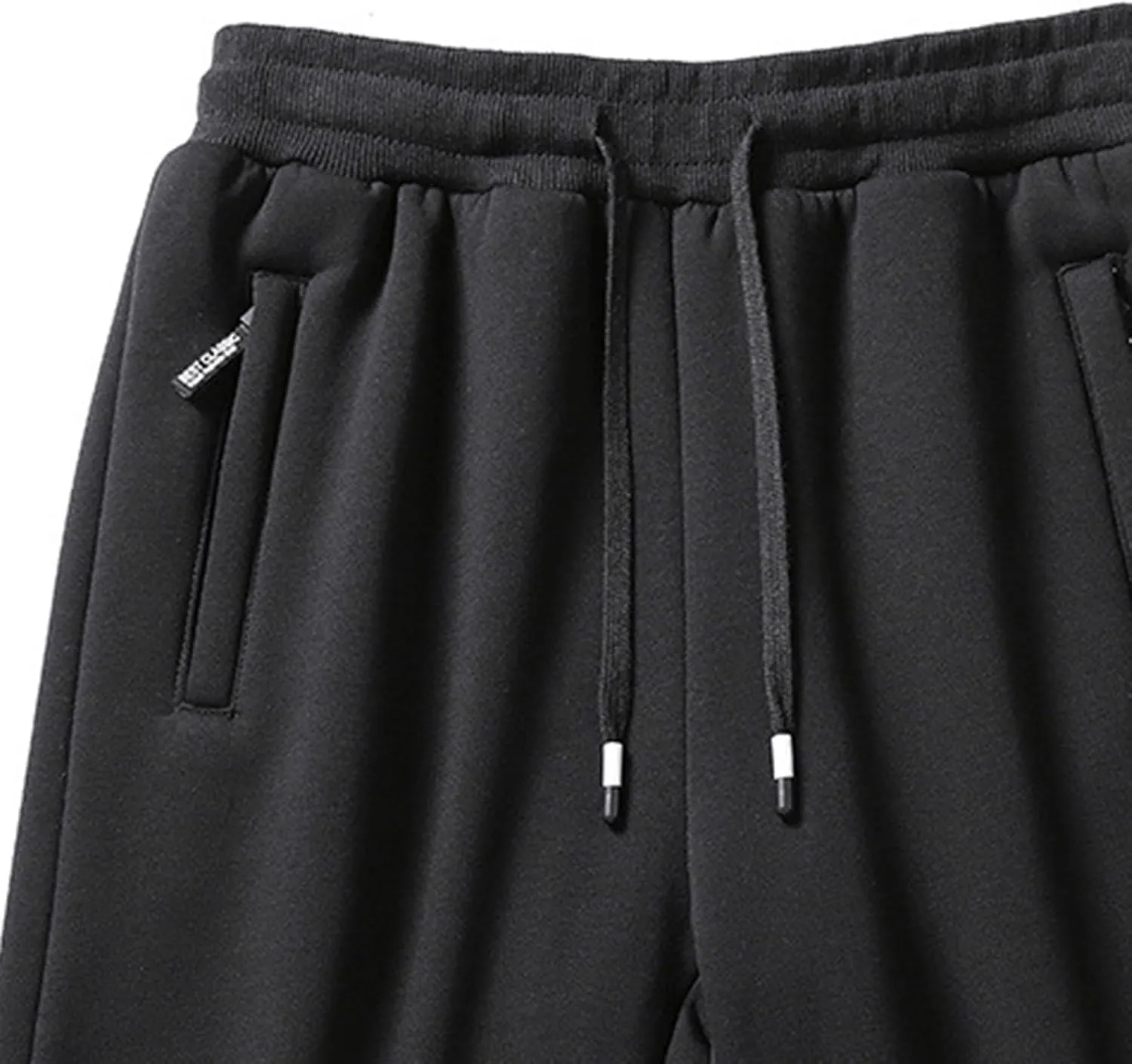 Mens Cargo Sweatpants Baggy Drawstring Joggers Workout Sport Pants Fall Winter Long Trousers with Pockets