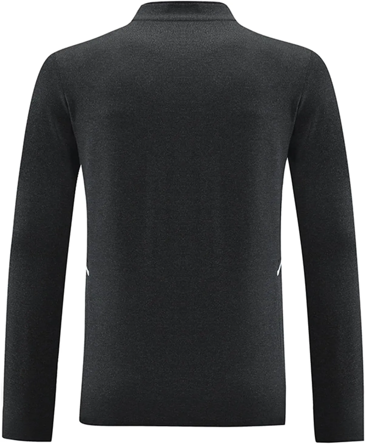 Men's Casual Long Sleeve Shirts Quarter-Zipped Moisture Wicking Cotton Quick-Dry Outdoor Shirt for Men