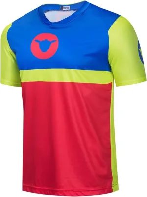 Men's Cycling Jersey Short Sleeve Bicycle Mountain Bike Shirts Cycling Tops Quick Dry&Moisture-Wicking