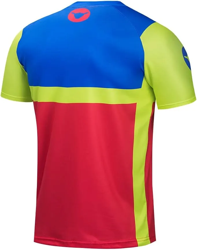 Men's Cycling Jersey Short Sleeve Bicycle Mountain Bike Shirts Cycling Tops Quick Dry&Moisture-Wicking