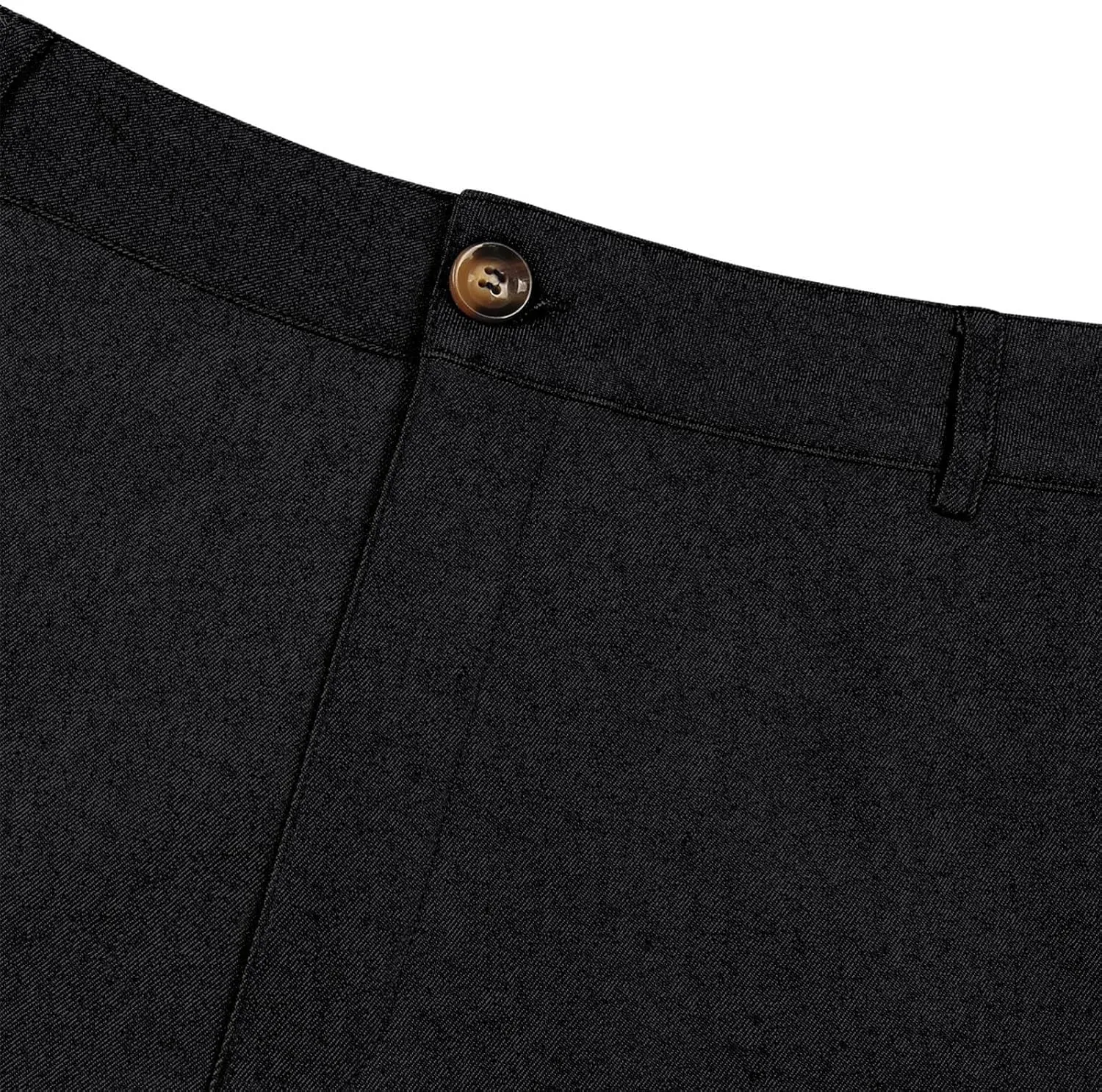 Men's Dress Pants Stretch Waist Business Casual Suit Pants Slim Fit Work Golf Pants with Pockets