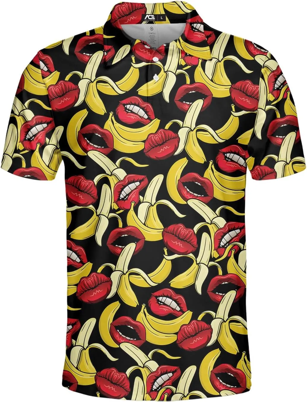 Men's Golfing Avocado Golfers Golf Polo Shirt Funny Avocado Golf Polo Golf Shirts for Men