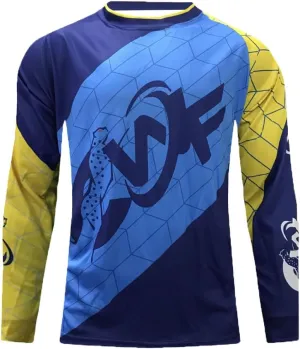 Men's Mountain Bike Jersey Off-Road Motocross Jersey Quick Dry Downhill Shirts Long Sleeve Cycling Tops