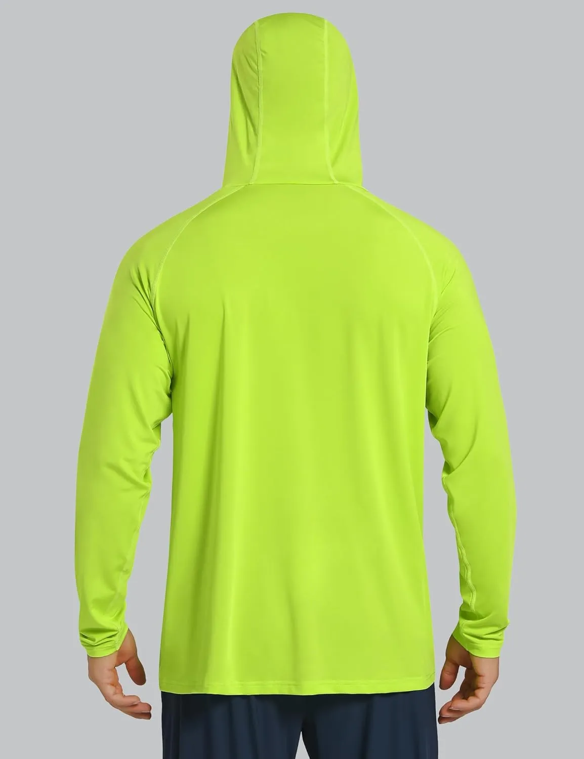 Men's UPF 50  Sun Protection Hoodie Shirts Long Sleeve Rash Guard Fishing Hiking SPF UV Shirt Quick Dry