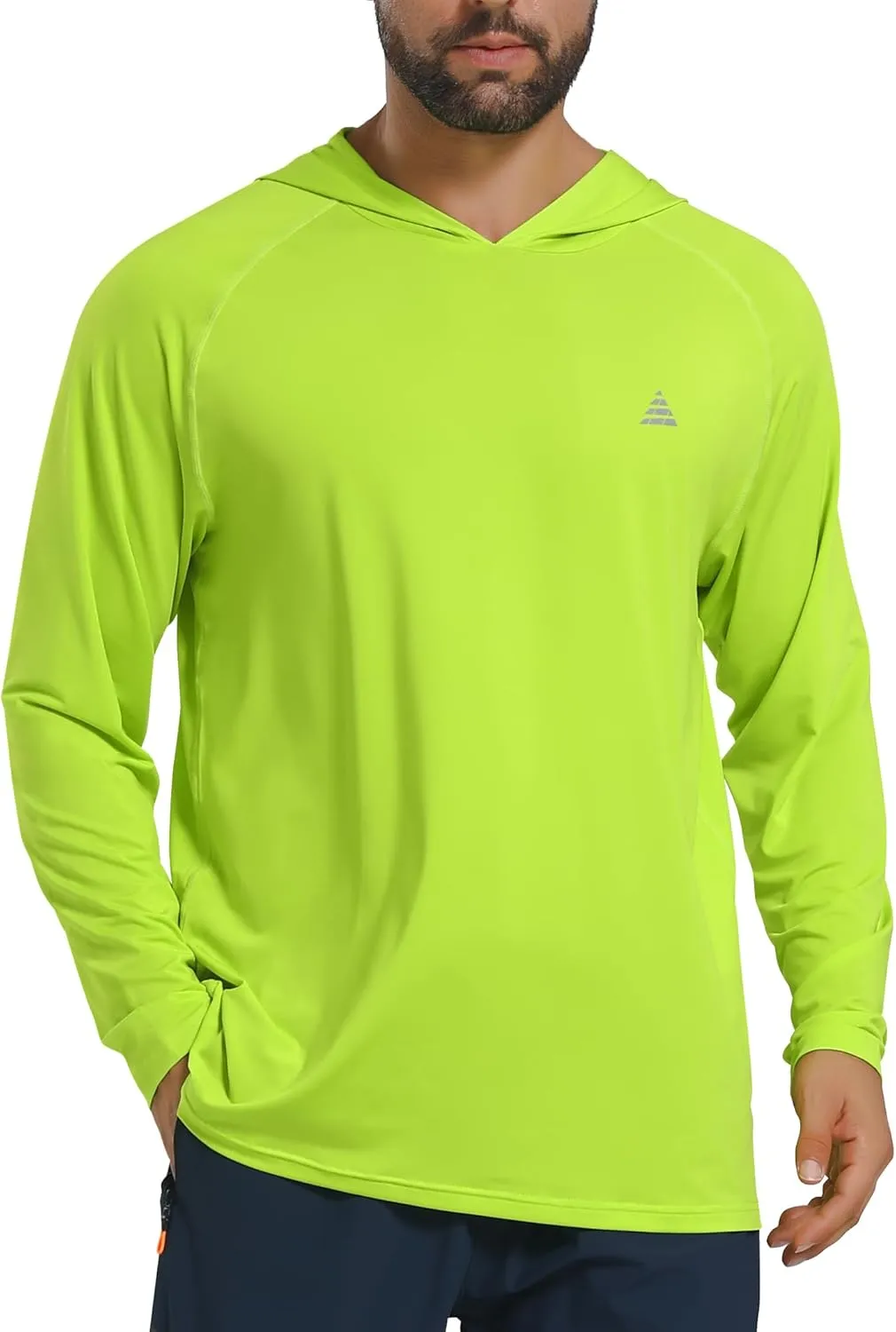 Men's UPF 50  Sun Protection Hoodie Shirts Long Sleeve Rash Guard Fishing Hiking SPF UV Shirt Quick Dry