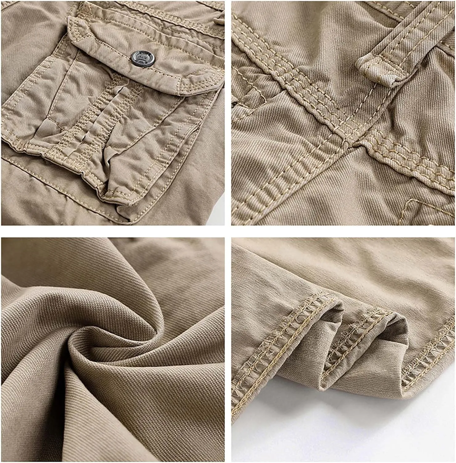 Men's Work Pants Cargo Men's Drawstring Workwear Solid Colour Trousers Men's Casual Sports Slim Fit Pantalones Tcticos