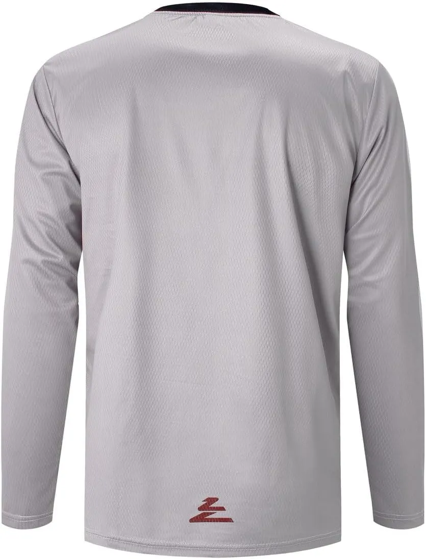 Mountain Bike Jersey Mens Long Sleeve Motocross Jersey Cycling Jersey Breathable Quick Dry Downhill BMX Off-Road