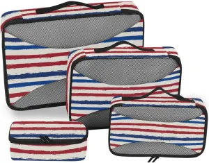 Packing Cube 4 Set Suitcase Organizer Bags Packing Cubes Travel Packing Cubea American Style