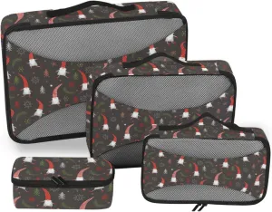 Packing Cubes for Suitcases Set of 4 Suitcase Organizer Bags Travel Organizers Oacking Cubes Christmas Decor