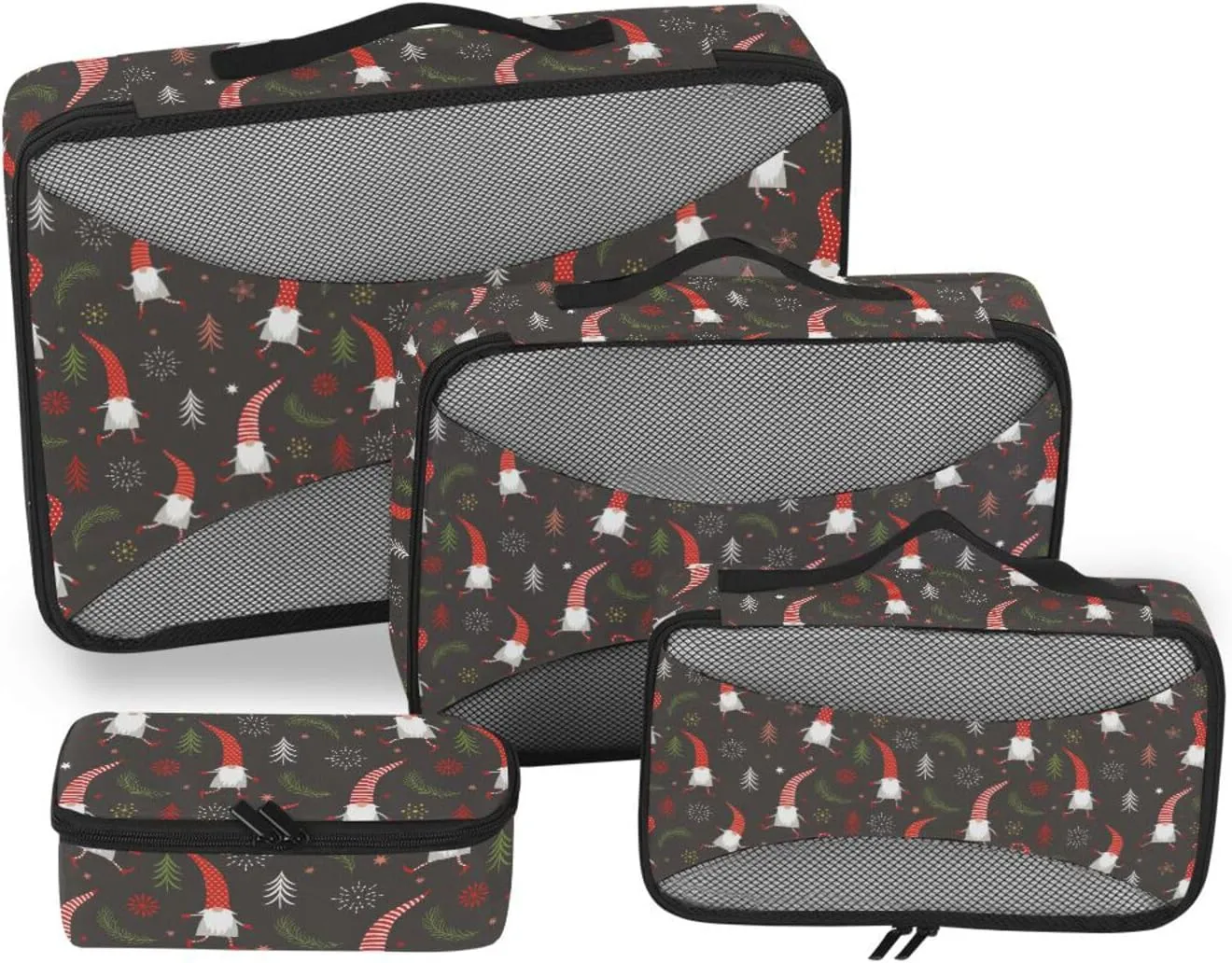 Packing Cubes for Suitcases Set of 4 Suitcase Organizer Bags Travel Organizers Oacking Cubes Christmas Decor