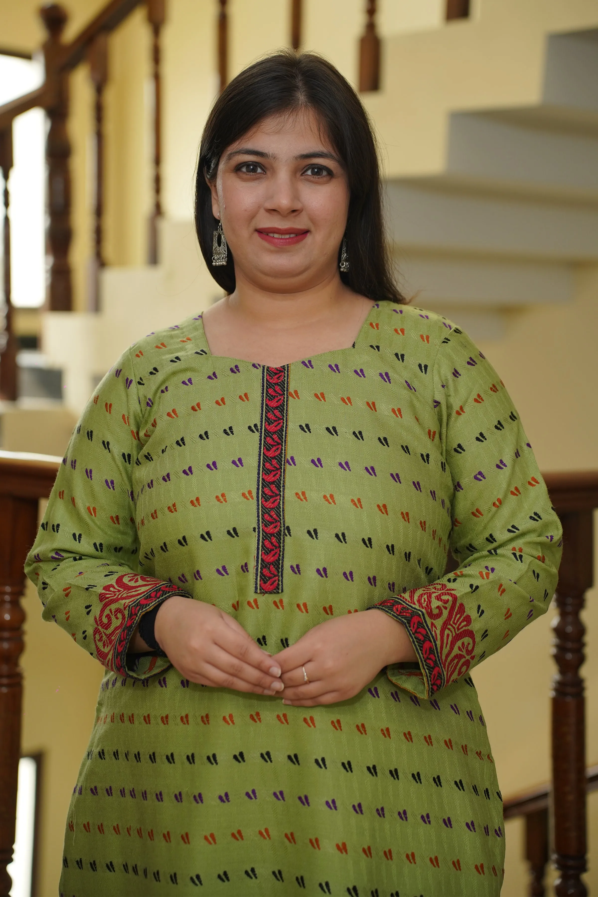Pista Ember Woollen Kurta Set