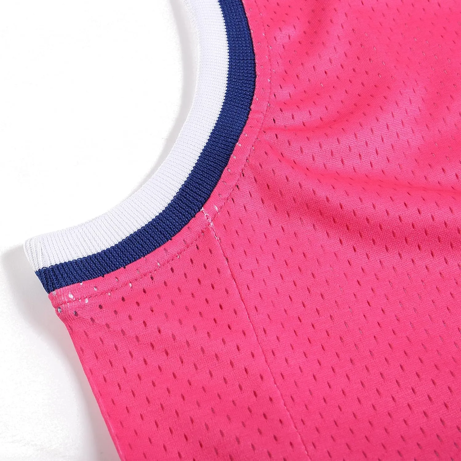 Pullonsy Men's Mesh Athletic Basketball Jersey V-Neck Hip Hop Sports Shirts Fans Tank Top