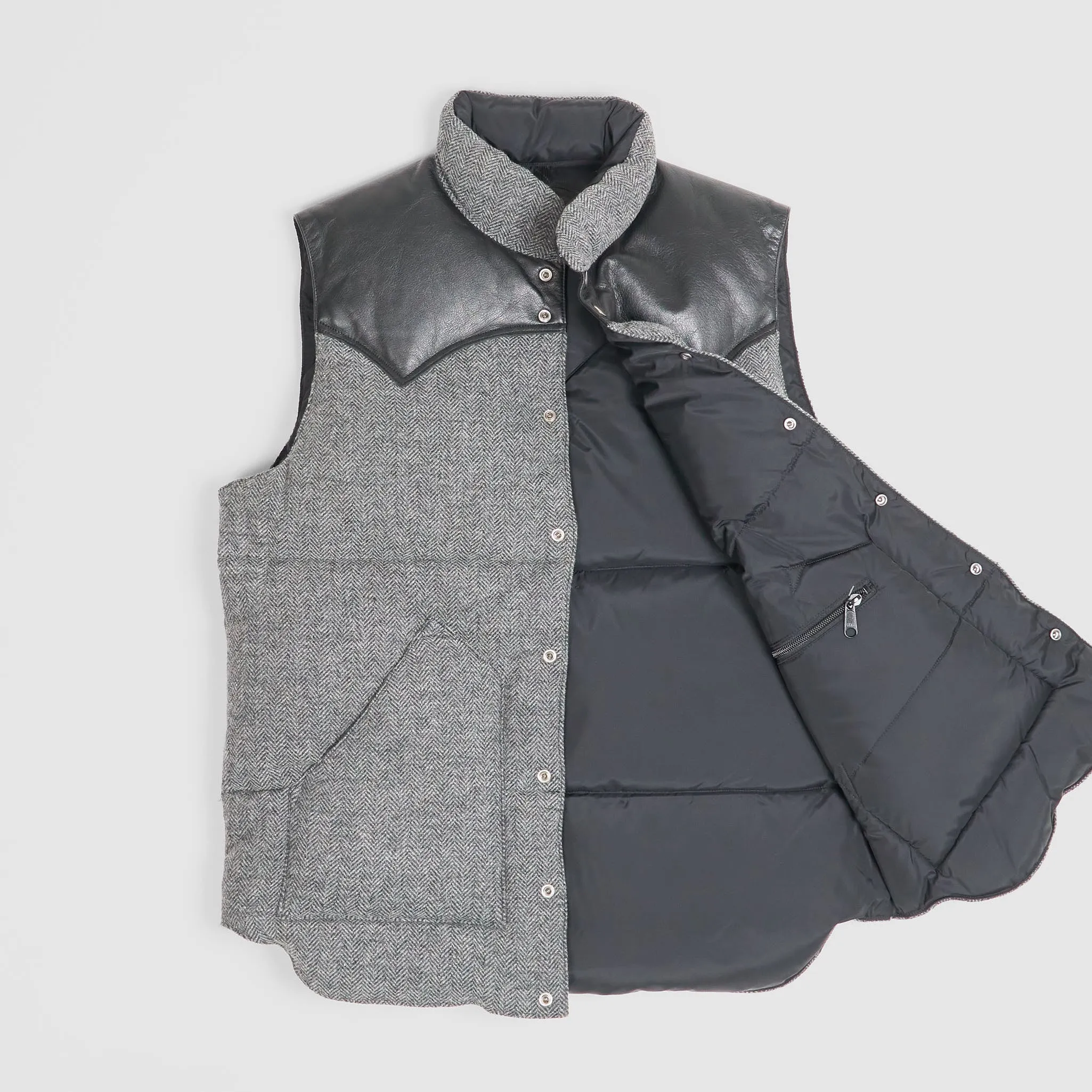 Rocky Mountain Featherbed Herringbone Down Vest