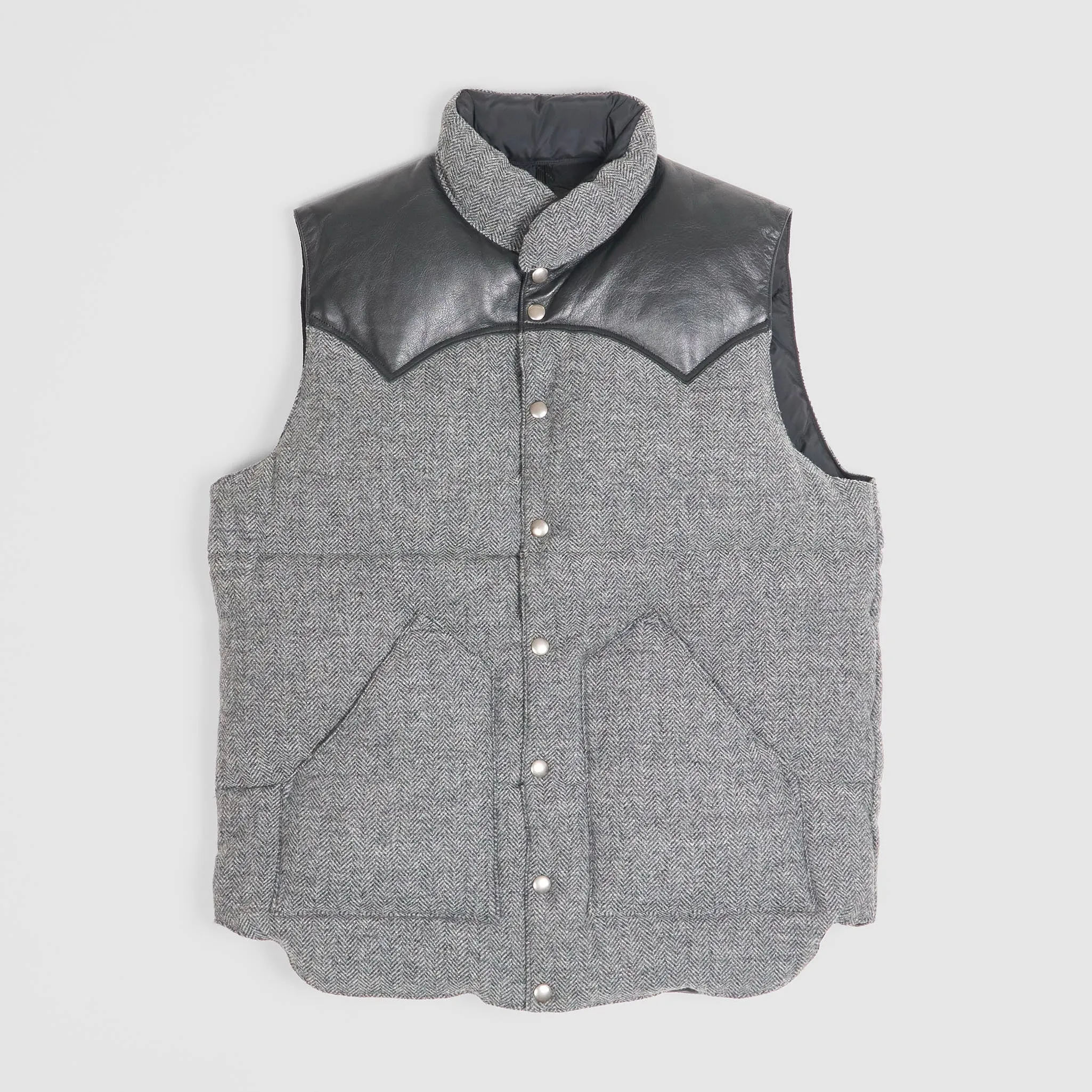 Rocky Mountain Featherbed Herringbone Down Vest