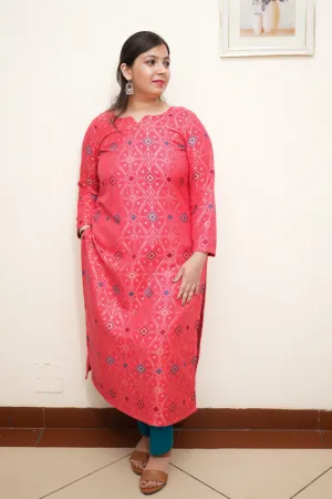 Rosy Dream Woven Pashmina Set