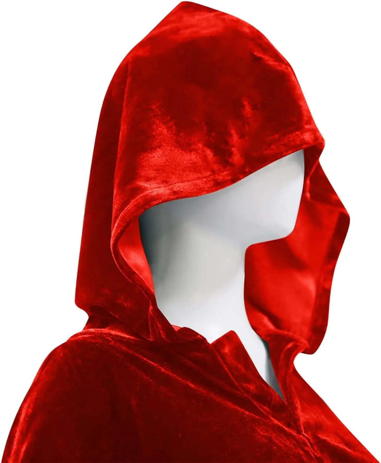 Ruziyoog Unisex Hooded Cloak Halloween Short Steampunk Cape Victorian Capelet Medieval Hobbit Halloween Cosplay Costume