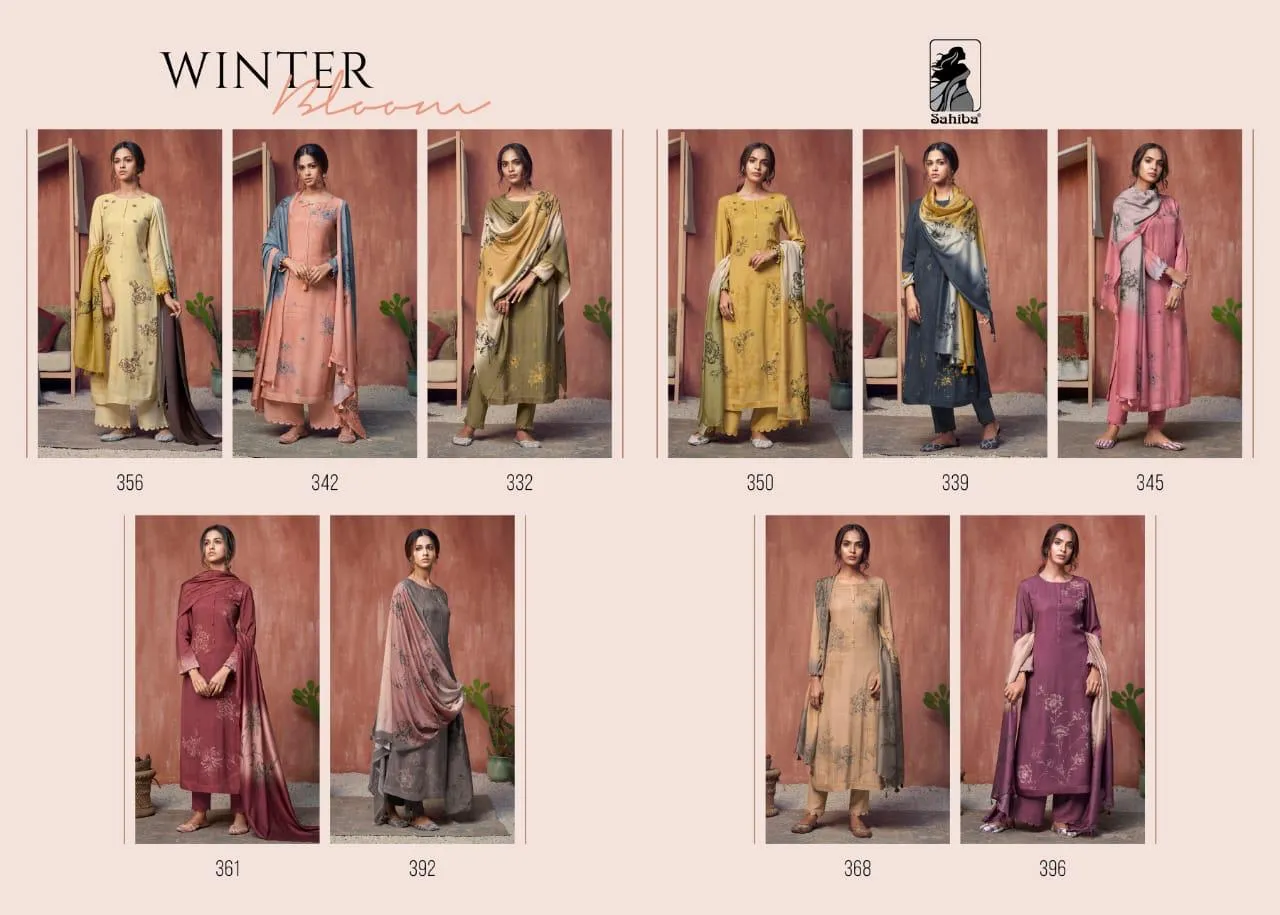 Sahiba Presents Winter Bloom Pure Pashmina Printed Fancy Designer Salwar Kameez