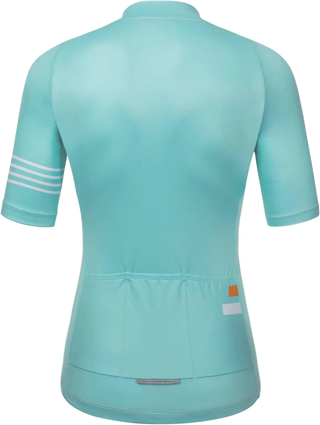 Santic Cycling Jersey Women's Shorts Sleeve Tops Bike Shirts Bicycle Jacket Full Zip with Pockets Andrea