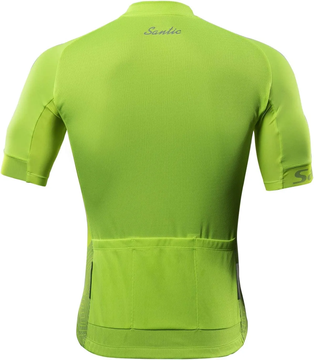 Santic Mens Cycling Jersey Short Sleeve Bike Shirts for Men Bicycle Jacket with Pockets Breathable & Quick Dry Yorkson