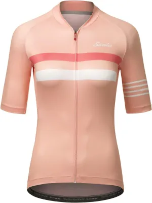 Santic Women's Cycling Jersey Long Sleeve Bike Jersey Biking Shirts Bicycle Tops with Three Pockets