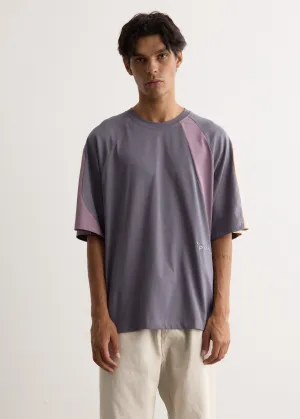 Shattered Panel Short Sleeve Top