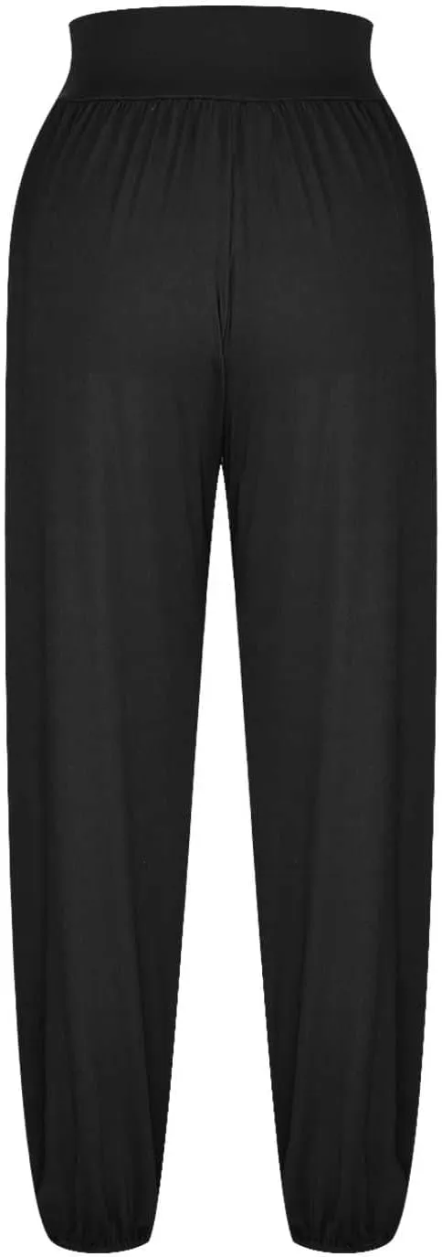 SMIDOW Women's Harem Pants Casual Loose Solid High Waist Yoga Pants Workout Running Joggers Sweatpants Comfy Lounge Trousers