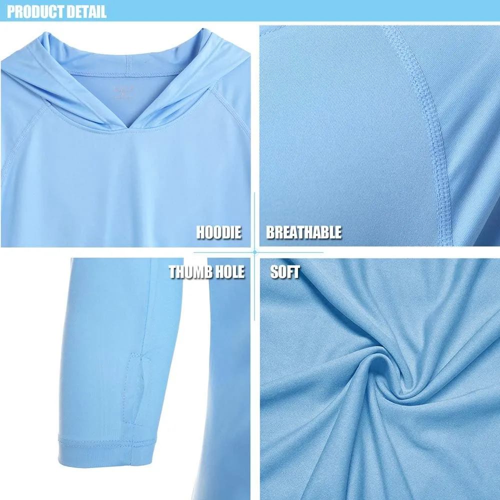 TACVASEN Mens Sun Protection Shirts UPF 50  Rash Guard for Men Long Sleeve Lightweight SPF UV Hoodie Swimming Hiking