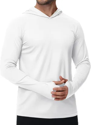 TACVASEN Mens Sun Protection Shirts UPF 50  Rash Guard for Men Long Sleeve Lightweight SPF UV Hoodie Swimming Hiking