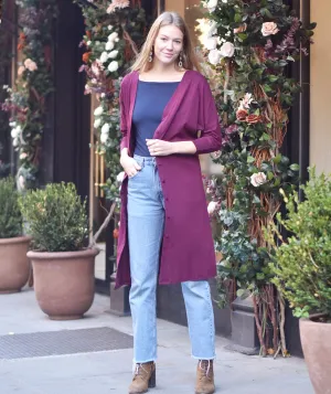 The MOLLY multi-wear design in Deep Currant