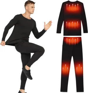 Thermal Underwear Set Women Men,Breathable Flexible undershirt snow gear for Home Indoors, Outdoors, Sports,Winter
