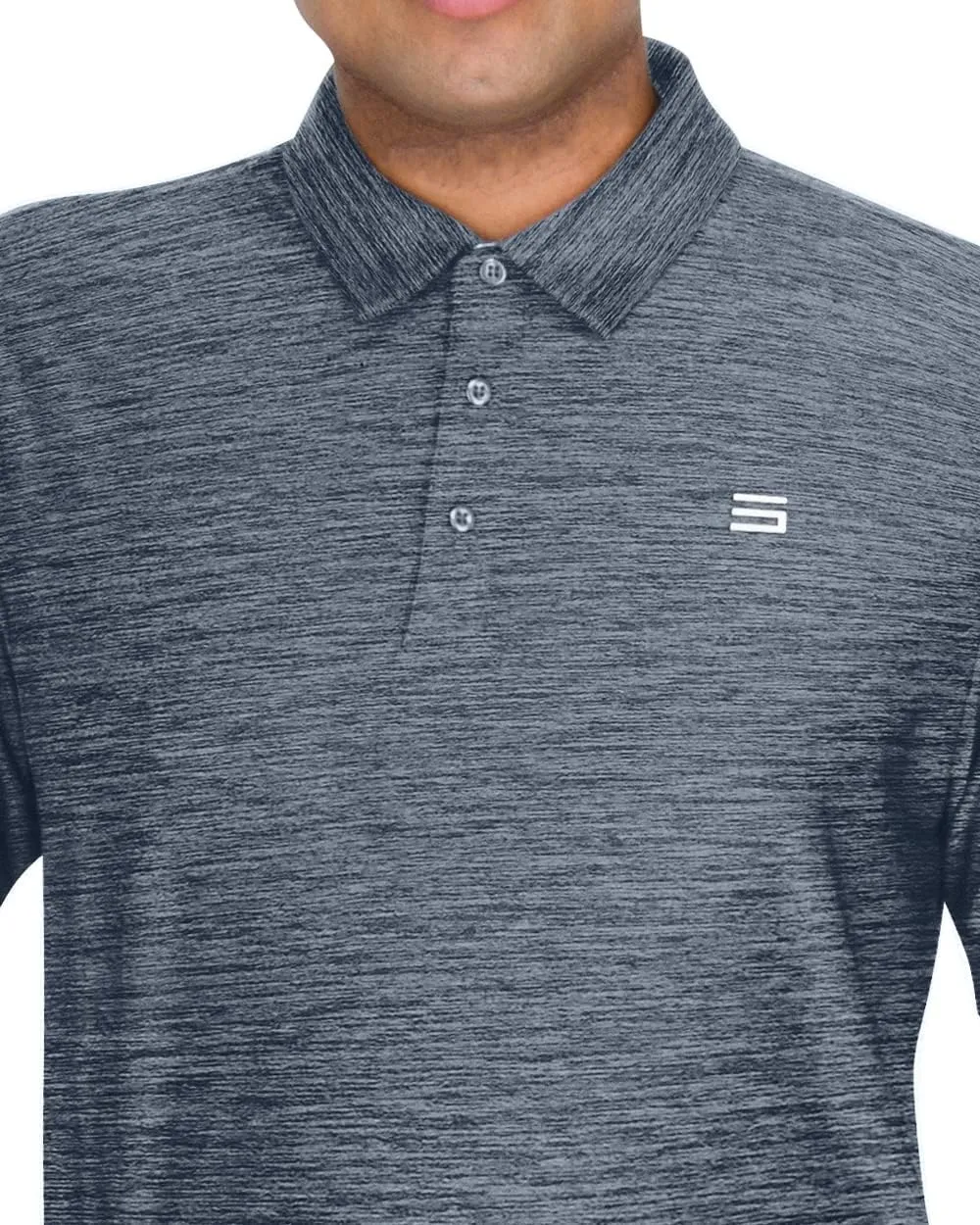 Three Sixty Six Golf Shirts for Men - Dry Fit Short-Sleeve Polo, Athletic Casual Collared T-Shirt