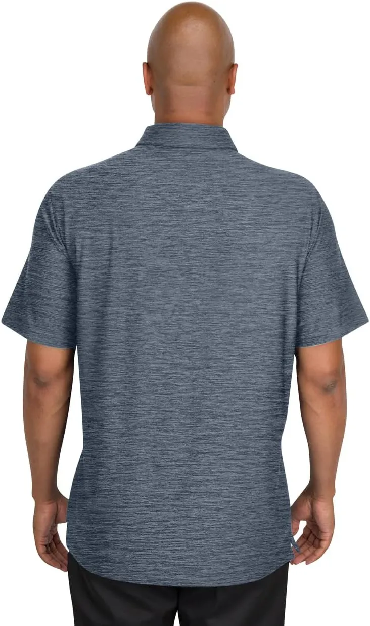 Three Sixty Six Golf Shirts for Men - Dry Fit Short-Sleeve Polo, Athletic Casual Collared T-Shirt