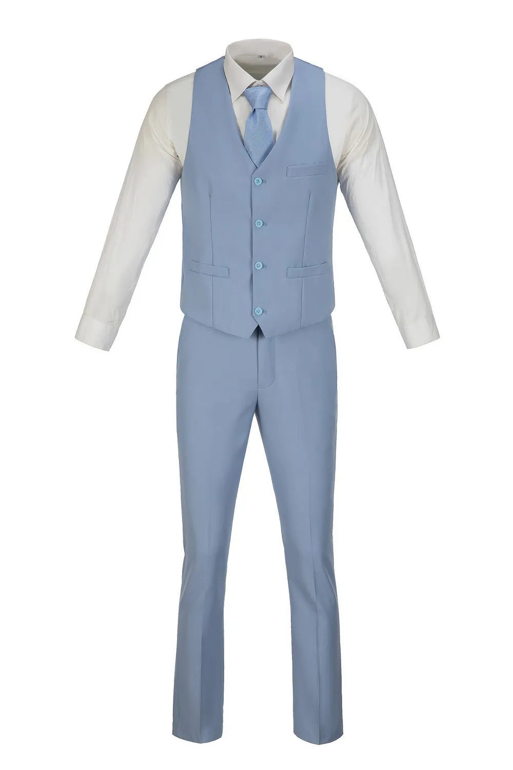 Two Button 3 Pieces Men Suits (MORE COLORS )