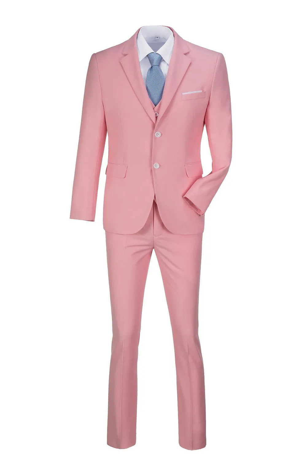 Two Button 3 Pieces Men Suits (MORE COLORS )