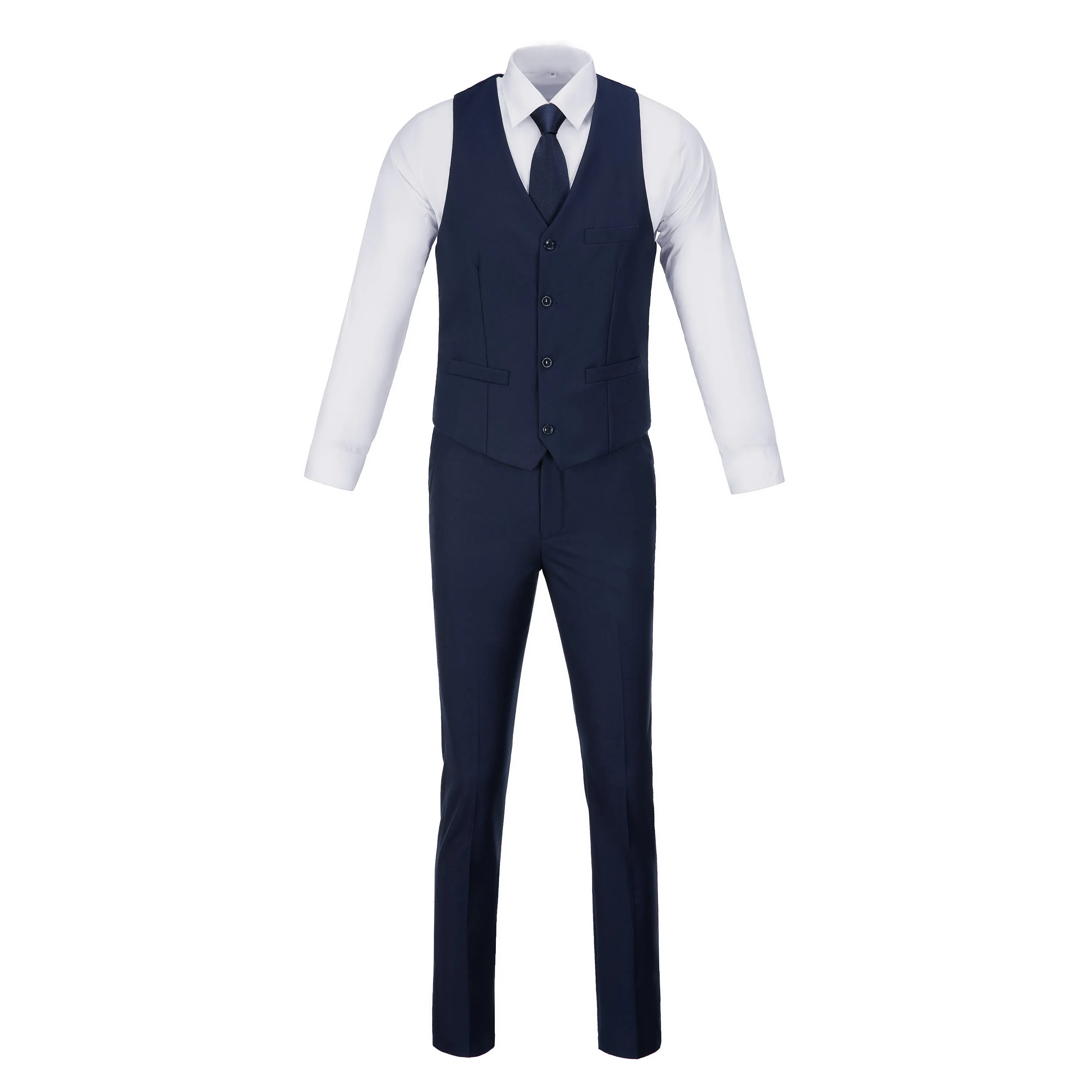 Two Button 3 Pieces Men Suits (MORE COLORS )