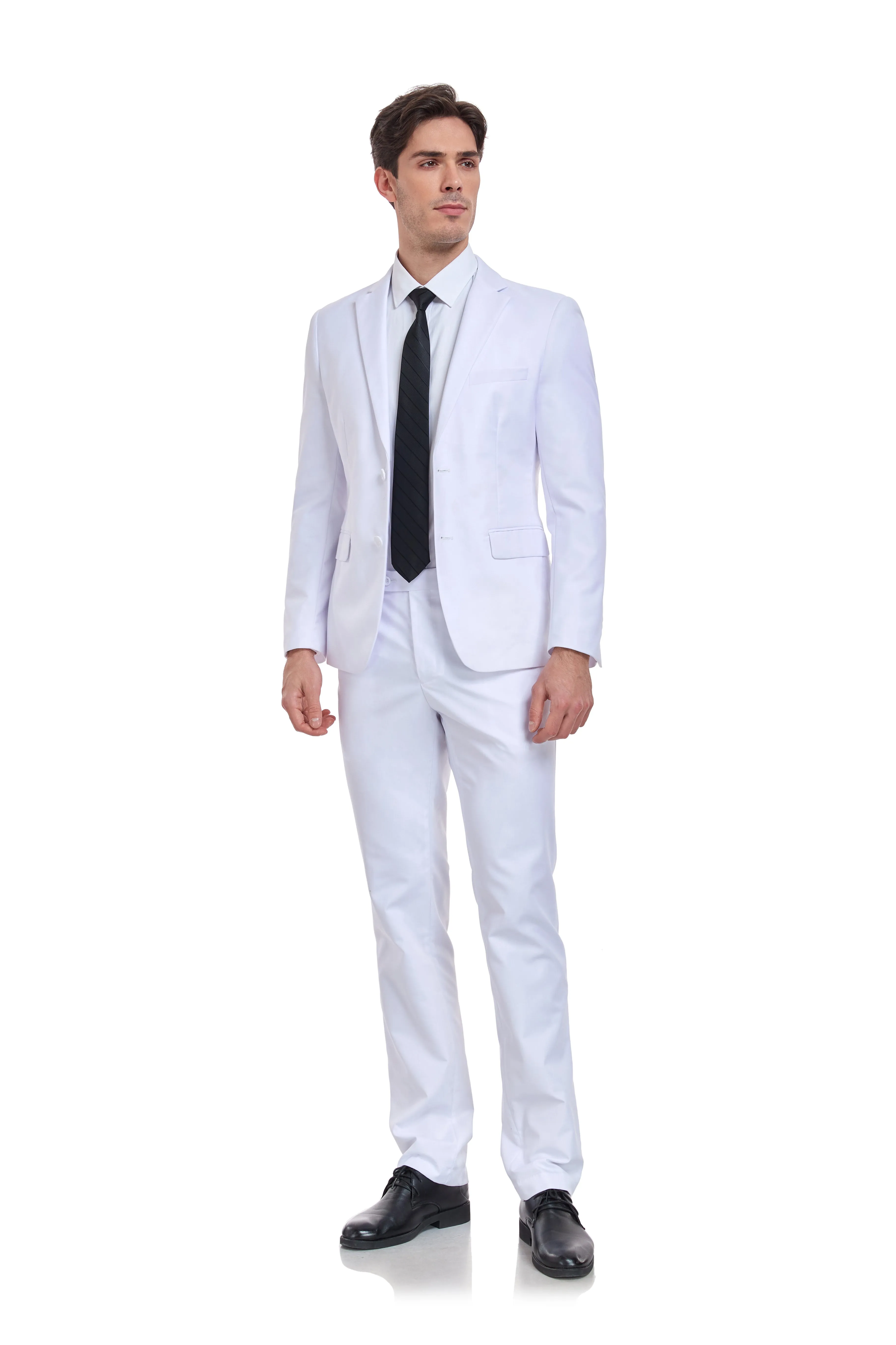 Two Button 3 Pieces Men Suits (MORE COLORS )