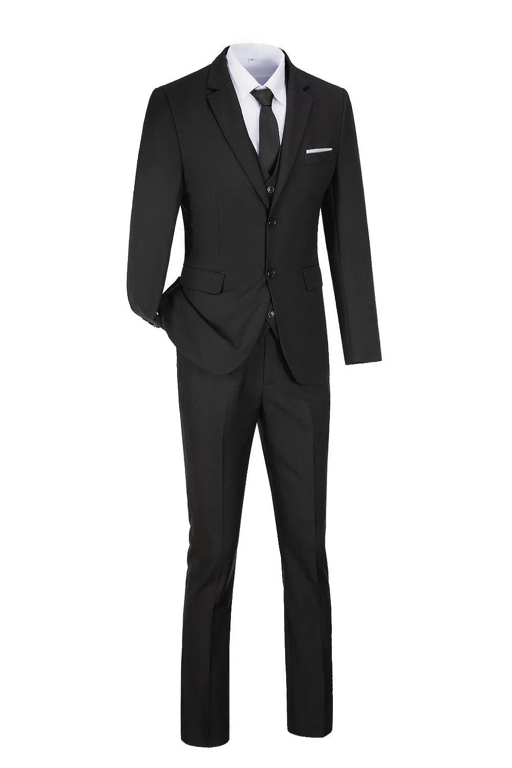 Two Button 3 Pieces Men Suits (MORE COLORS )