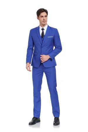 Two Button 3 Pieces Men Suits (MORE COLORS )