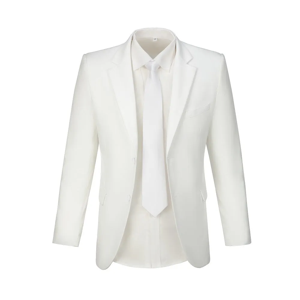 Two Button 3 Pieces Men Suits (MORE COLORS )