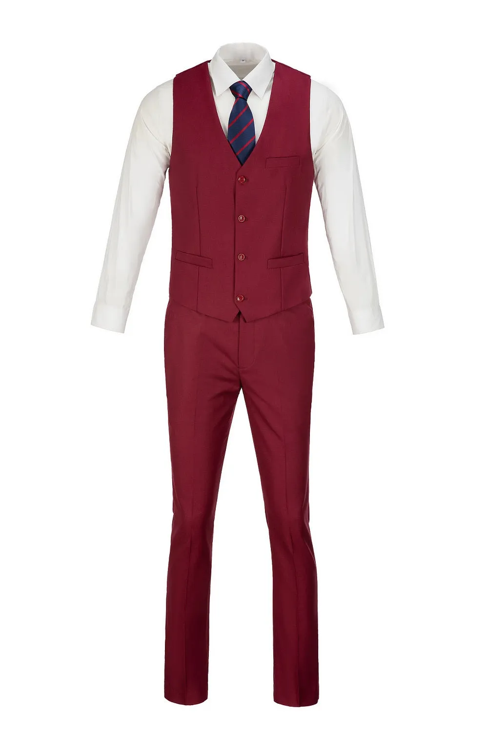 Two Button 3 Pieces Men Suits (MORE COLORS )