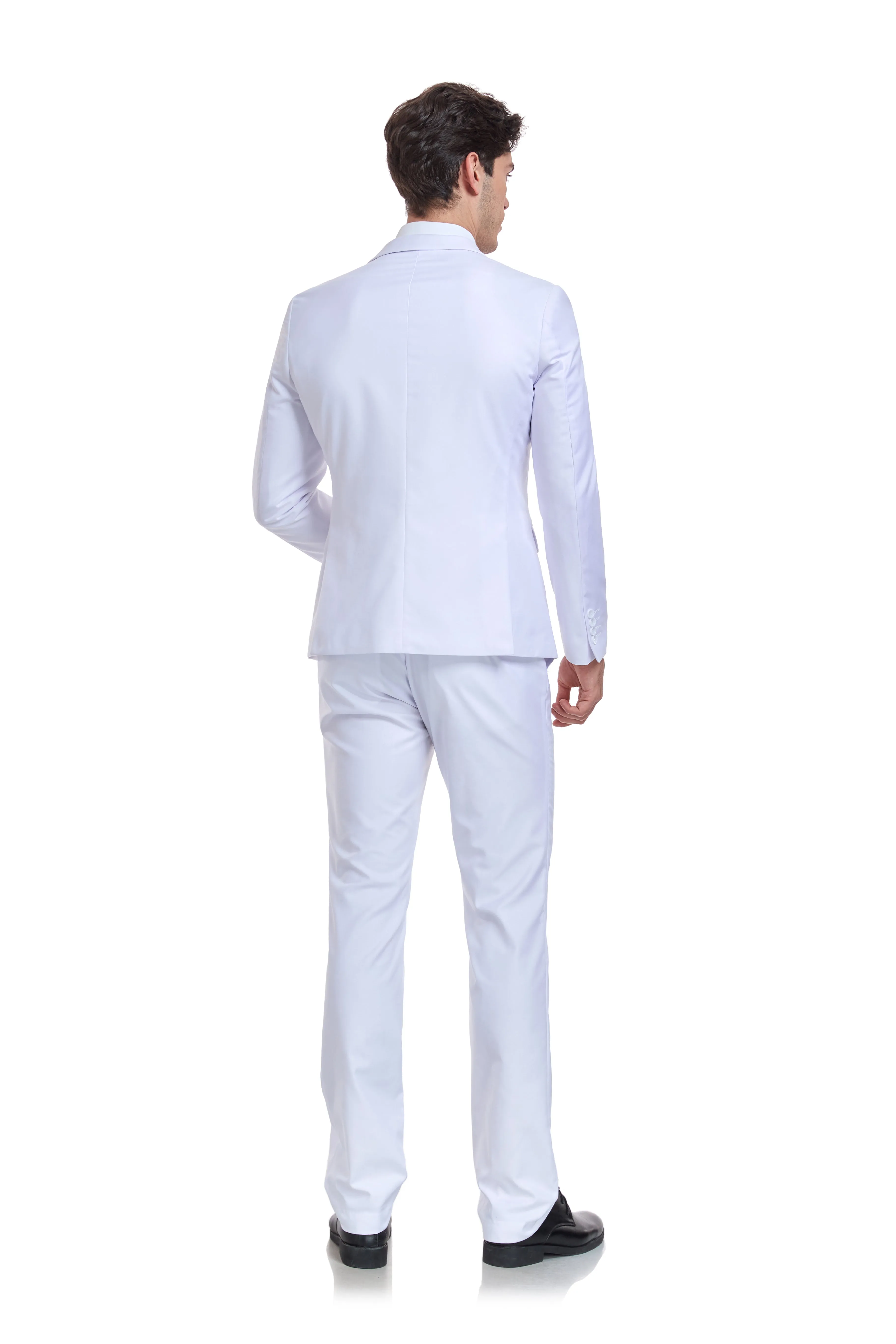 Two Button 3 Pieces Men Suits (MORE COLORS )