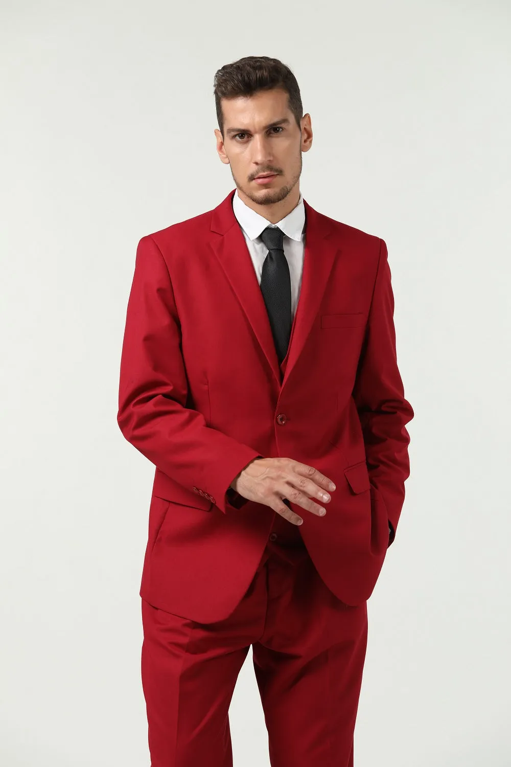 Two Button 3 Pieces Slim Fit Men Suits (MORE COLORS )