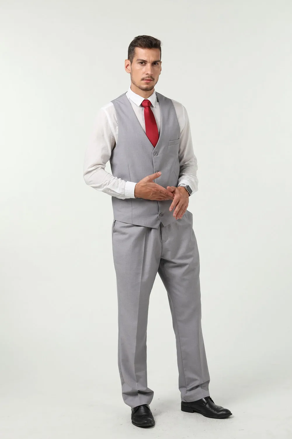 Two Button 3 Pieces Slim Fit Men Suits (MORE COLORS )