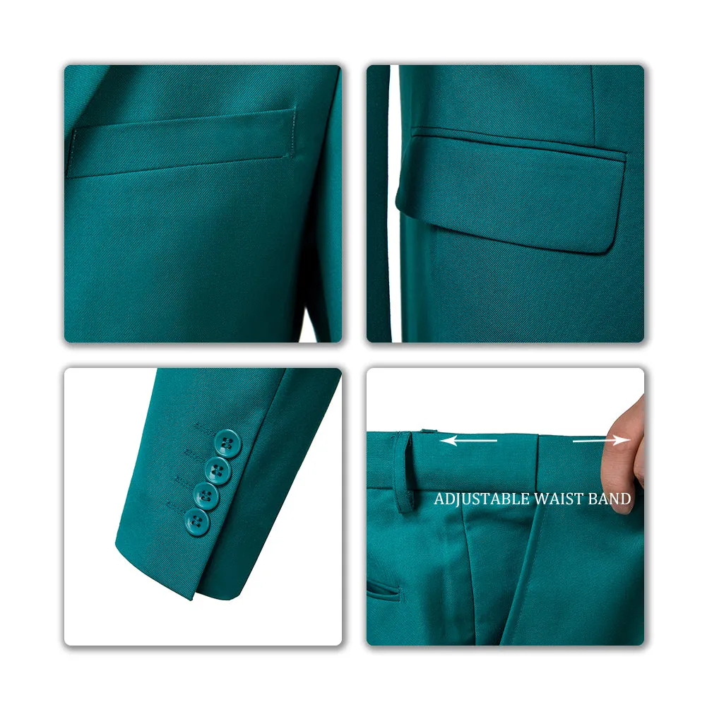 Two Button 3 Pieces Slim Fit Men Suits (MORE COLORS )