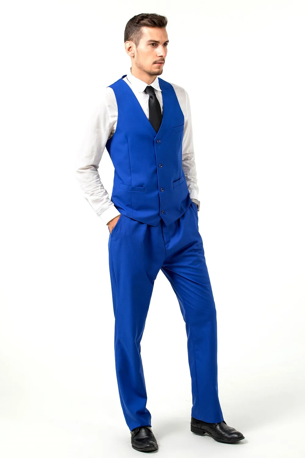 Two Button 3 Pieces Slim Fit Men Suits (MORE COLORS )