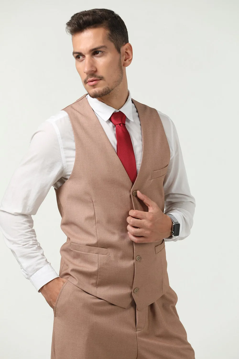 Two Button 3 Pieces Slim Fit Men Suits (MORE COLORS )