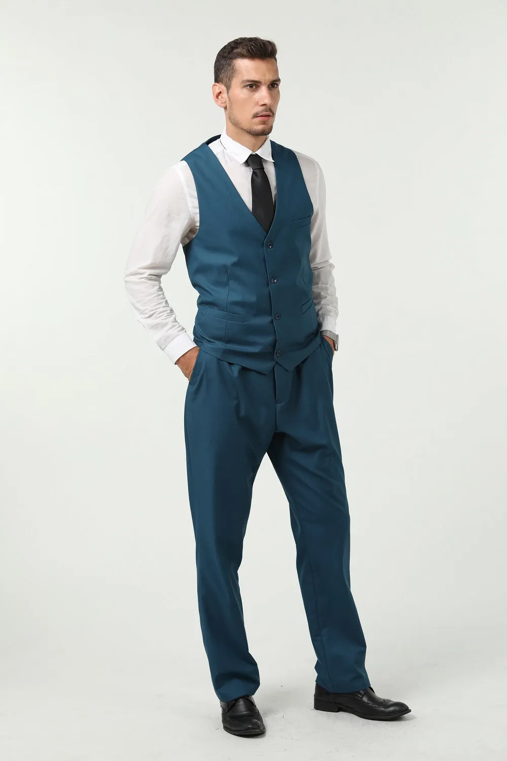 Two Button 3 Pieces Slim Fit Men Suits (MORE COLORS )
