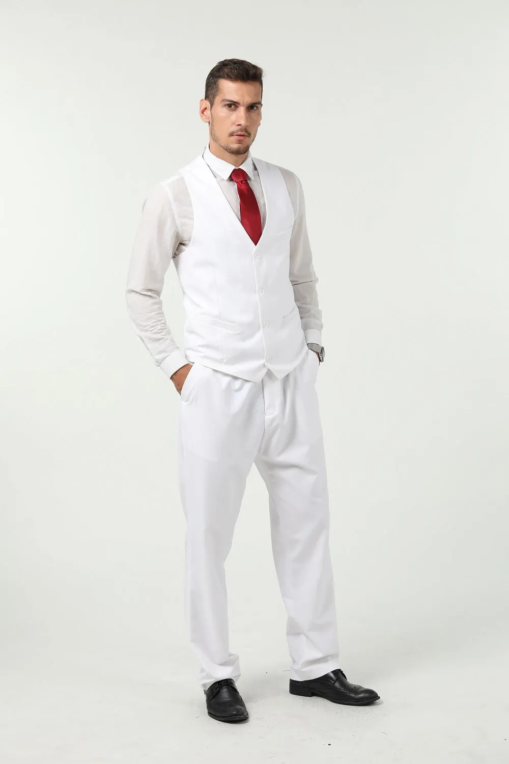 Two Button 3 Pieces Slim Fit Men Suits (MORE COLORS )