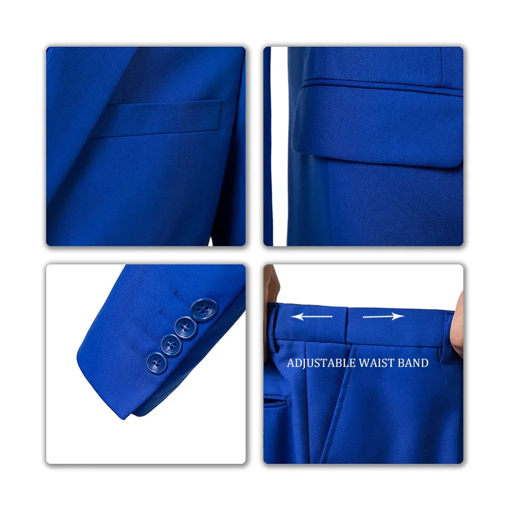 Two Button 3 Pieces Slim Fit Men Suits (MORE COLORS )