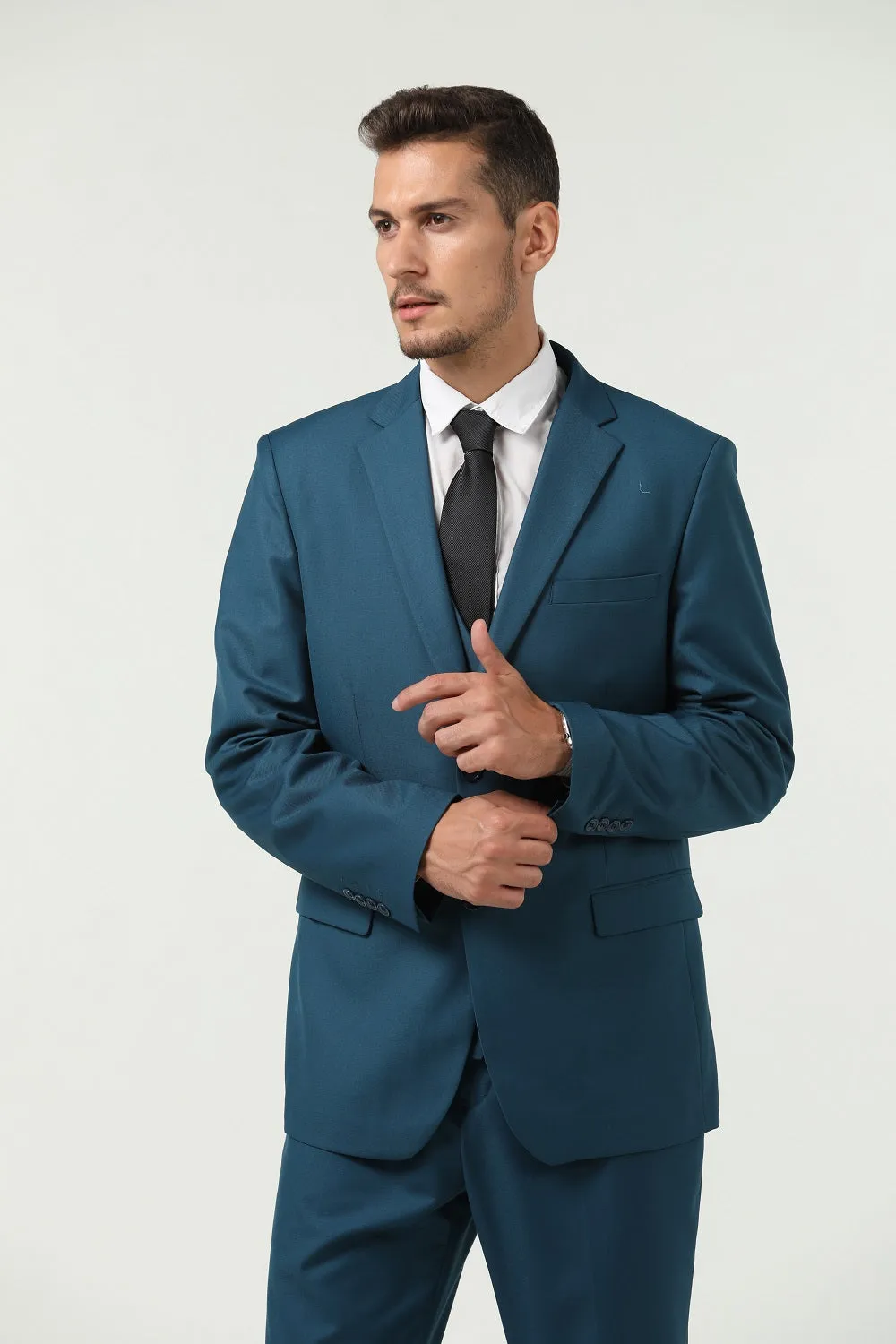 Two Button 3 Pieces Slim Fit Men Suits (MORE COLORS )